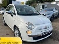 Used Fiat 500 Lounge 69 HP (50 kW) 2010 White Hatchback