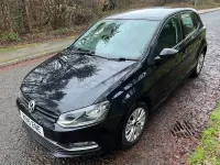 Used VW Polo SE 75 HP (55 kW) 2015 Black Hatchback