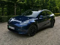 Used Tesla Model Y Long Range AWD 378 kW (514 HP) 2024 Blue SUV