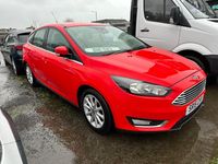 Used Ford Focus Titanium 2015 Red Hatchback