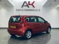 Used Nissan Note N-TEC 88 HP (64 kW) 2010 Red Hatchback