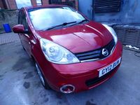 Used Nissan Note Acenta 2012 Red Hatchback