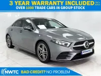 Used Mercedes A200 AMG line 163 HP (119 kW) 2019 Grey Sedan