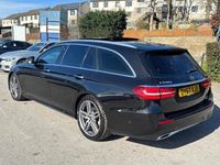 Used Mercedes E220 AMG line 194 HP (142 kW) 2017 Black Estate