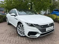 Used VW Arteon R-line 190 HP (139 kW) 2019 White Hatchback
