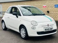 Käytetty Fiat 500 Pop 69 HP (50 kW) 2009 Valkoinen Avoauto