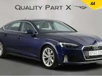 Used Audi A5 Sportback Sport 150 HP (110 kW) 2022 Blue Hatchback
