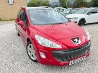 Used Peugeot 308 SW Sport 2009 Red Estate