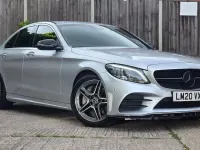 Used Mercedes C300 AMG line 258 HP (189 kW) 2020 Silver Sedan