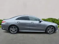Begagnad Mercedes CLA200 AMG Line Premium Plus 2022 Grå Sportkupé