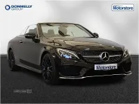 Used Mercedes C200 AMG Line Premium Plus 2018 Black Cabriolet
