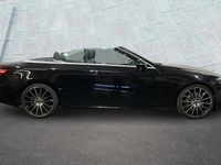 Used Mercedes E300 AMG line 254 HP (186 kW) 2022 Black Cabriolet