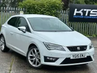 Used Seat Leon FR Sport 150 HP (110 kW) 2015 White Coupe