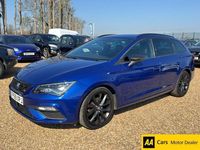 Used Seat Leon Black Edition 150 HP (110 kW) 2019 Blue Estate