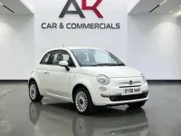 Used Fiat 500 Lounge 2008 White Hatchback