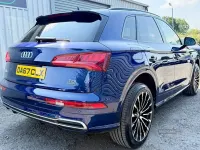 Used Audi Q5 S-Line 190 HP (139 kW) 2017 Blue SUV