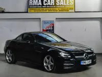 Used Mercedes SLK250 AMG 204 HP (150 kW) 2014 Black Cabriolet