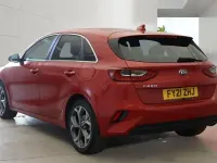 Used Kia Ceed 158 HP (116 kW) 2021 Red Hatchback