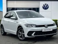 Used VW Polo R-line 95 HP (69 kW) 2021 White Hatchback