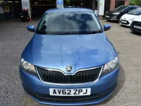Used Skoda Rapid SE 105 HP (77 kW) 2012 Blue Hatchback