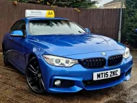Used BMW 420 Cabriolet M Sport 2015 Blue Cabriolet