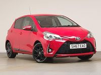 Used Toyota Yaris Design 2017 Red Hatchback