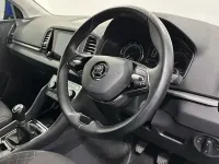 Used Skoda Karoq SE 110 HP (80 kW) 2021 Blue SUV