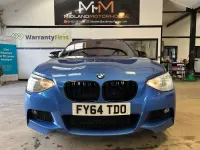 Begagnad BMW 120 M Sport 2014 Blå Halvkombi