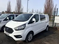 Used Ford Transit Custom Limited 130 HP (95 kW) 2022 White Van