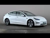 Used Tesla Model 3 Long Range AWD 366 kW (498 HP) 2020 White Sedan