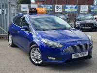 Used Ford Focus Zetec 120 HP (88 kW) 2017 Blue Hatchback