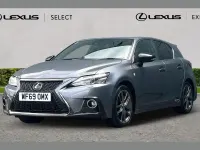 Used Lexus CT200h Sport Line 134 HP (98 kW) 2019 Grey Hatchback