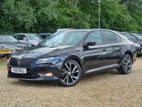 Used Skoda Superb SportLine 190 HP (139 kW) 2018 Black Hatchback
