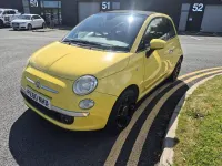 Used Fiat 500C Lounge 69 HP (50 kW) 2010 Yellow Cabriolet