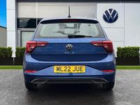 Used VW Polo Life 95 HP (69 kW) 2022 Blue Hatchback
