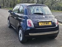 Used Fiat 500 Lounge 85 HP (62 kW) 2011 Blue Hatchback