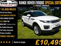 Used Land Rover Range Rover evoque SE 2016 White Estate