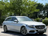 Used Mercedes C220 170 HP (125 kW) 2018 Silver Estate