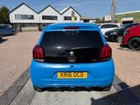 Begagnad Peugeot 108 Allure 2016 Blå Halvkombi