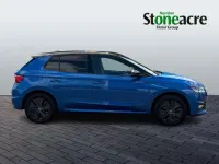 Begagnad Skoda Fabia Design Edition 113 HK (83 kW) 2025 Blå Halvkombi