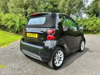 Used Smart ForTwo Cabrio Passion 71 HP (52 kW) 2014 Black Cabriolet