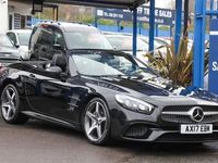 used Mercedes SLS AMG 3.0 SL 400 AMG LINE 2d 362 BHP - ELECTRIC MEMORY SEATS - REVERSE CAMERA - OBSIDIAN BLACK METALLIC - Convertible