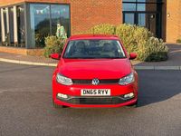 Used VW Polo SE 90 HP (66 kW) 2015 Red Hatchback