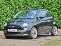 Used Fiat 500 Lounge 85 HP (62 kW) 2012 Black Cabriolet
