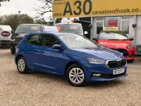 Usado Skoda Fabia Comfort 2022 Azul Citadino