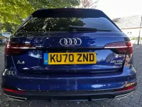 Used Audi A4 Black Edition 190 HP (139 kW) 2020 Blue Estate