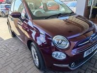 Used Fiat 500 Lounge 69 HP (50 kW) 2018 Red Hatchback