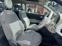 Used Fiat 500 Lounge 69 HP (50 kW) 2010 White Hatchback