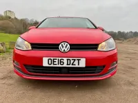 Used VW Golf VII Edition 110 HP (80 kW) 2016 Red Hatchback
