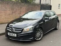 Used Mercedes A220 AMG 170 HP (125 kW) 2015 Black Hatchback
